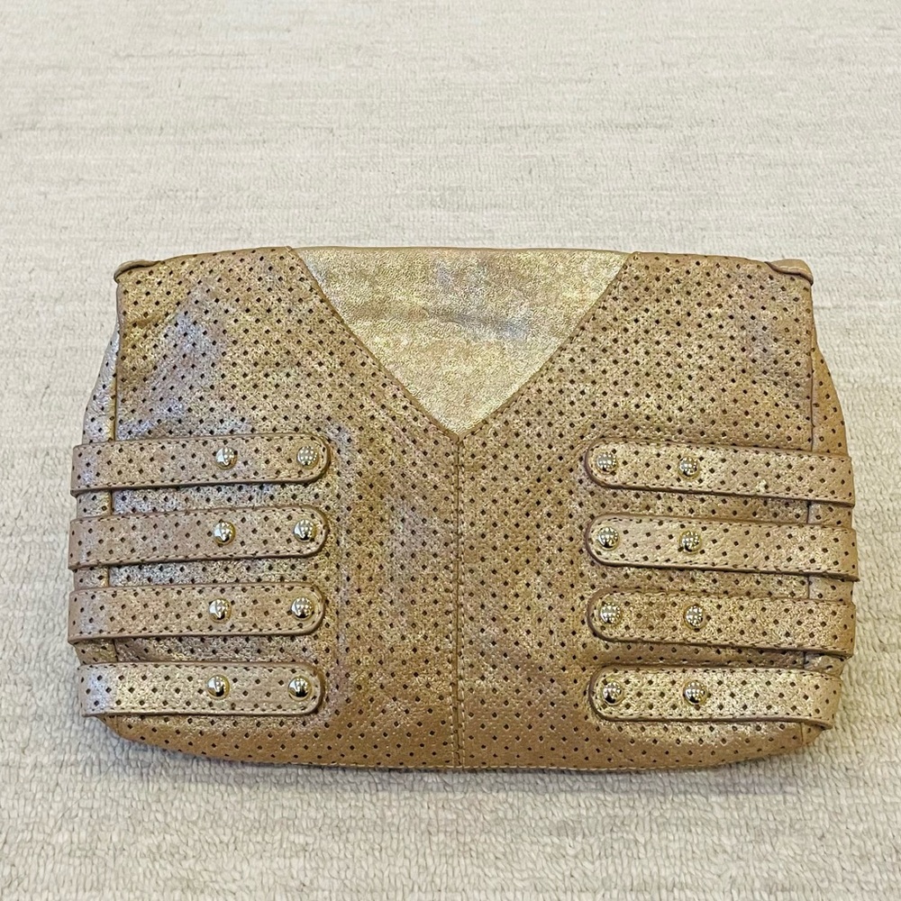 Jimmy Choo Perforated Bardia Clutch - Picture 3 of 5